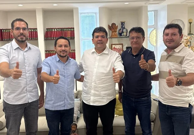 Prefeito Hugo Rosal e governador Rafael Fonteles se reúnem para tratar de obras em Palmeira do Piauí