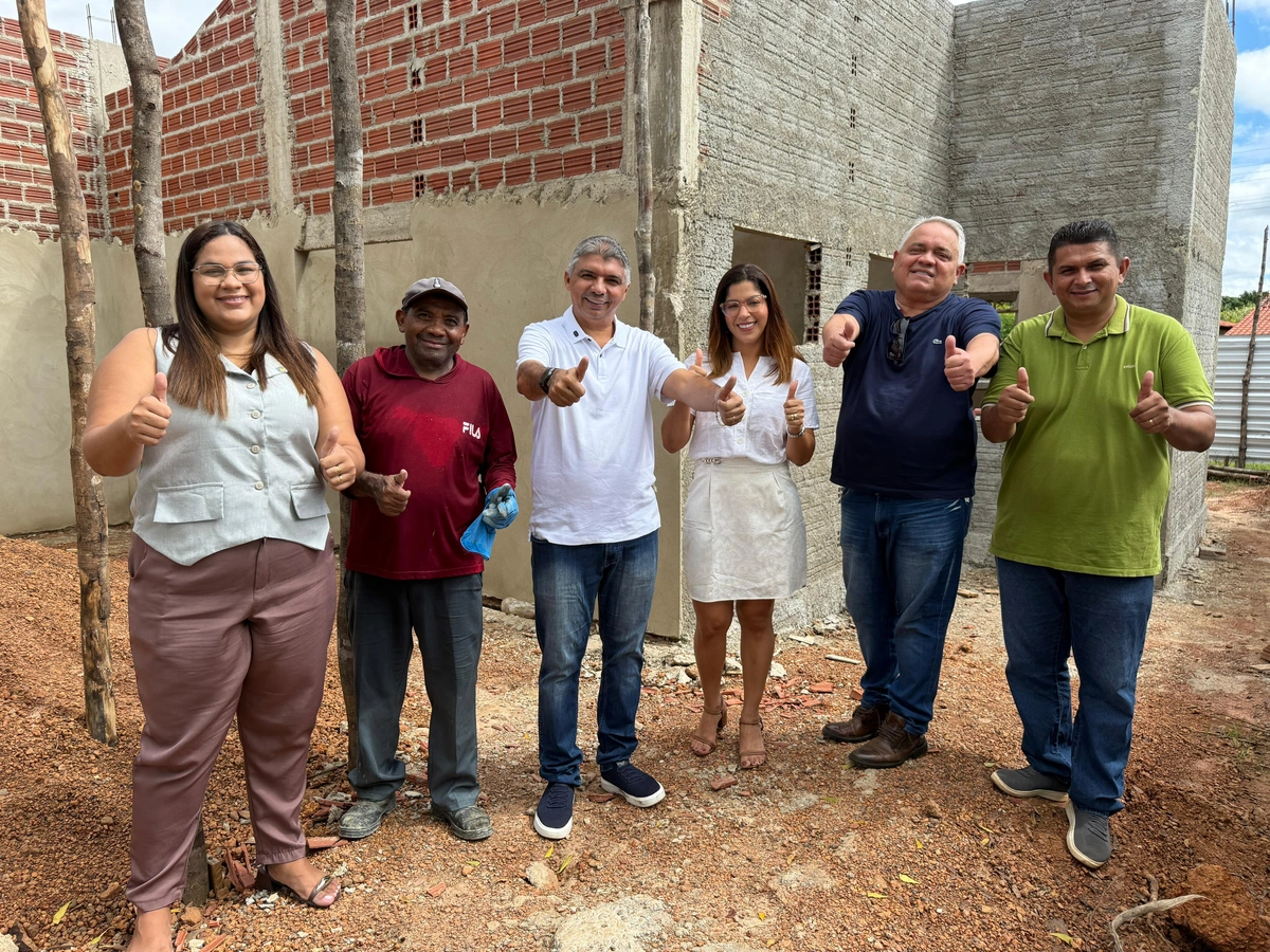 Prefeito Zé Henrique acompanha obra da nova base do SAMU em Nossa Senhora de Nazaré