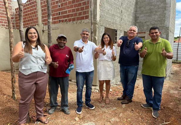Prefeito Zé Henrique acompanha obra da nova base do SAMU em Nossa Senhora de Nazaré