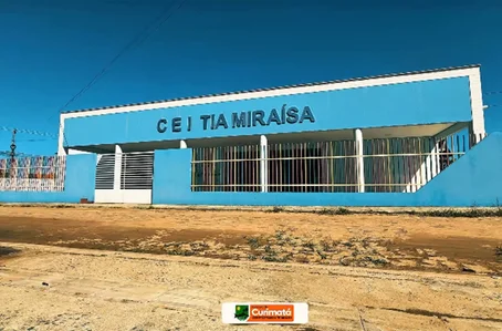 Prefeitura de Curimatá interdita creche para reforma estrutural CEI Tia Miraísa