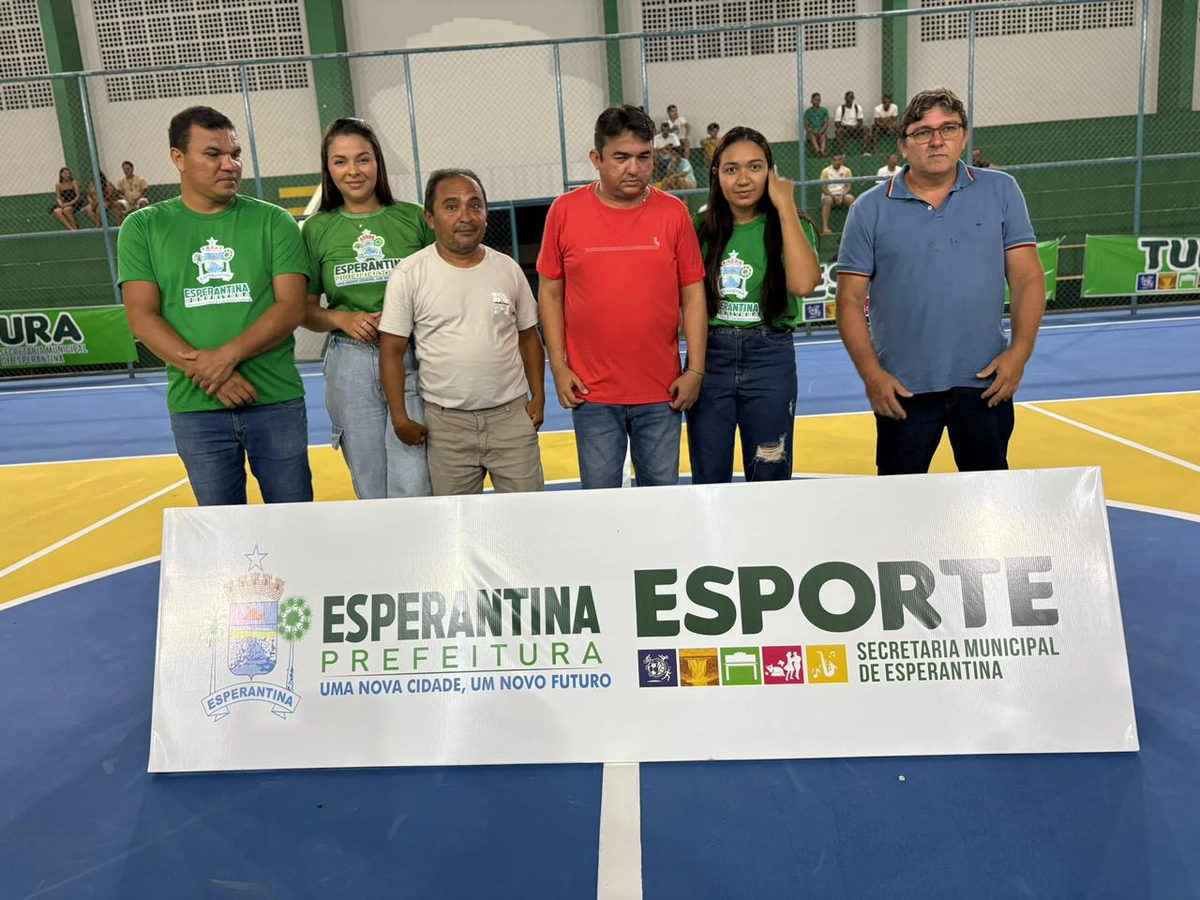 Prefeitura de Esperantina e Secretaria de Esportes realizam abertura do Campeonato de Futsal da Região dos Cocais