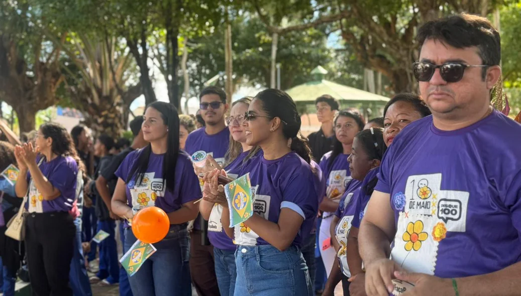 Prefeitura de Esperantina promoveu ação de conscientização para fortalecer a rede de proteção infantojuvenil.