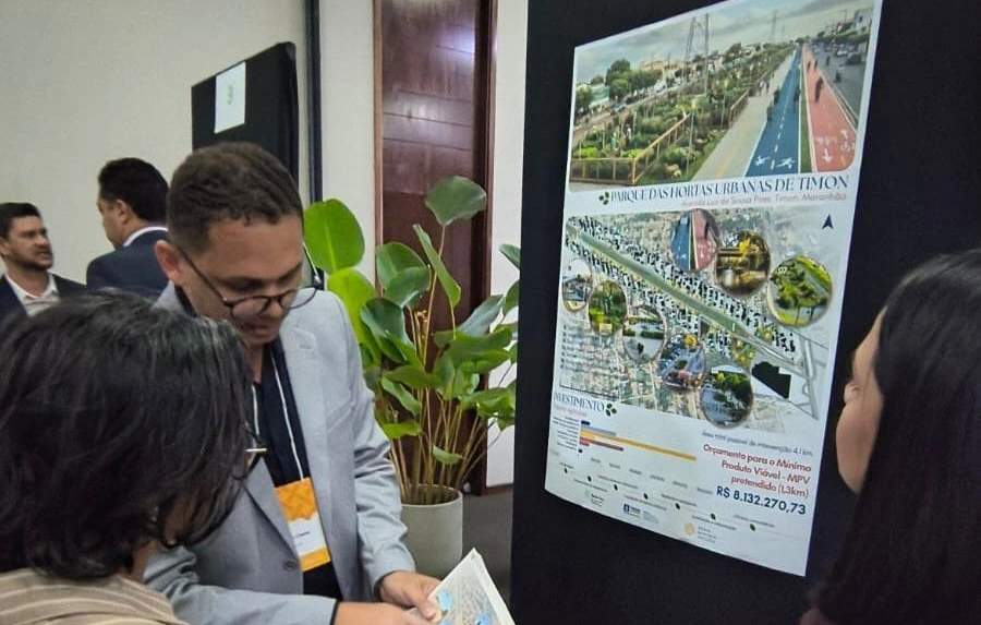 Prefeitura de Timon apresenta proposta inovadora de requalificação urbana em evento nacional