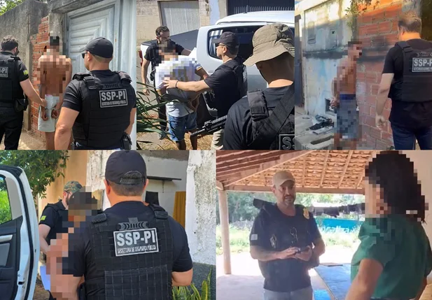 Presos na Operação Olhos de Lince