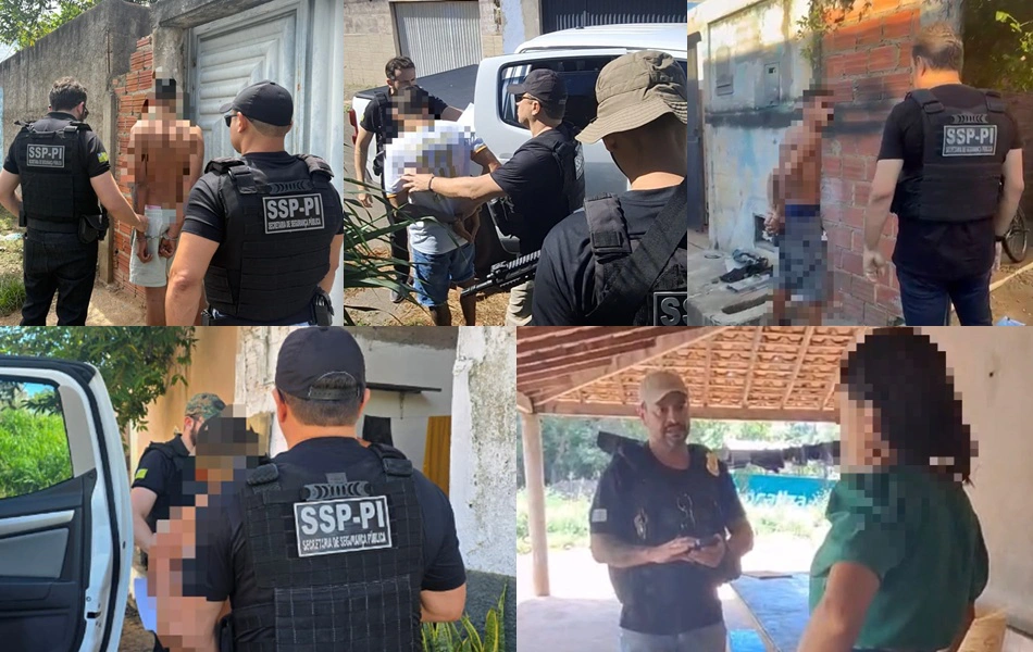 Presos na Operação Olhos de Lince