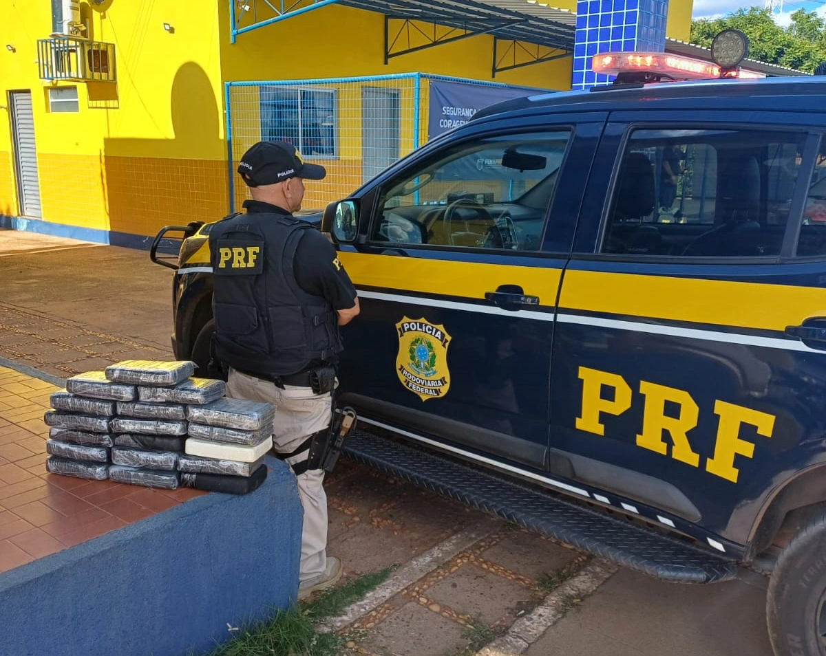 PRF apreendeu 18 kg de cloridrato de cocaína
