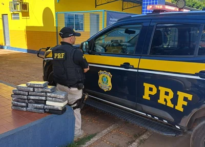 PRF apreendeu 18 kg de cloridrato de cocaína