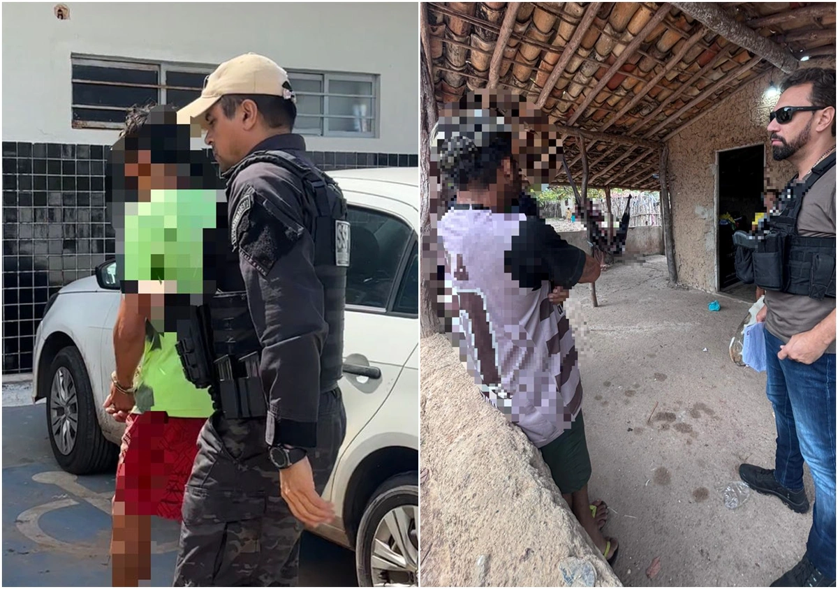 Prisão de dois acusados de estuprar adolescente no litoral do Piauí