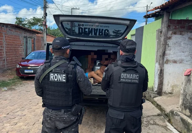 Prisões realizadas na ação conjunta