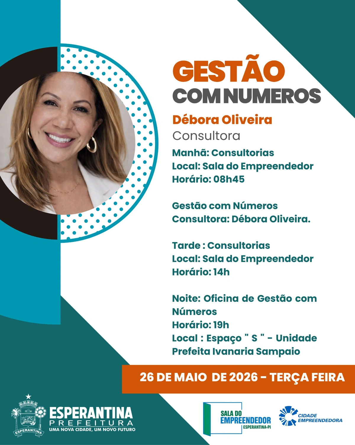 Programação desta terça (26)