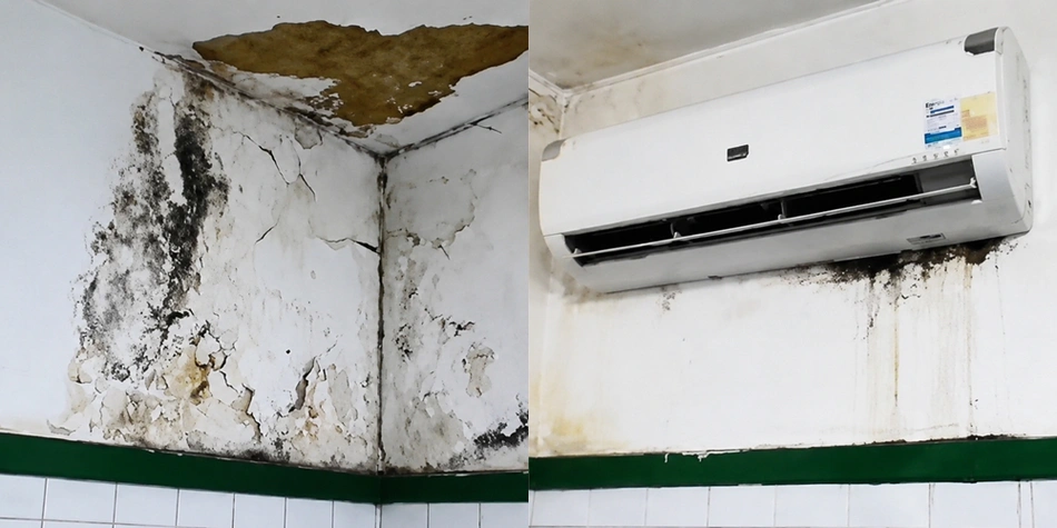 Proliferação de mofo na Maternidade Wall Ferraz