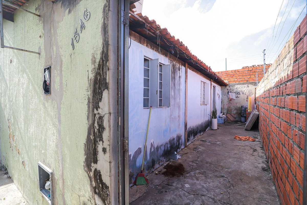Residência onde a droga foi encontrada