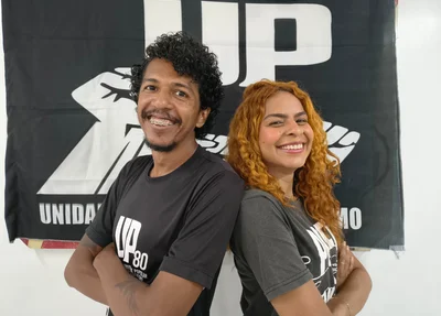 Santiago Belizário e Thays Dias