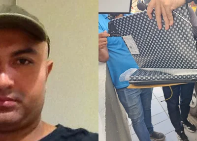 Segundo a polícia, José Cleuton da Silva escondia as câmeras em pastas