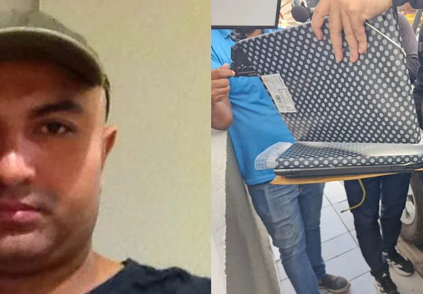 Segundo a polícia, José Cleuton da Silva escondia as câmeras em pastas