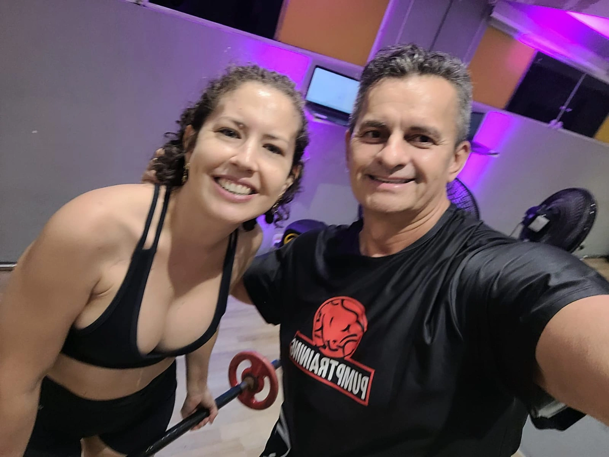 Silvana Barbosa de Almeida teve câncer de mama e durante todo o tratamento a musculação foi um dos pilares do tratamento
