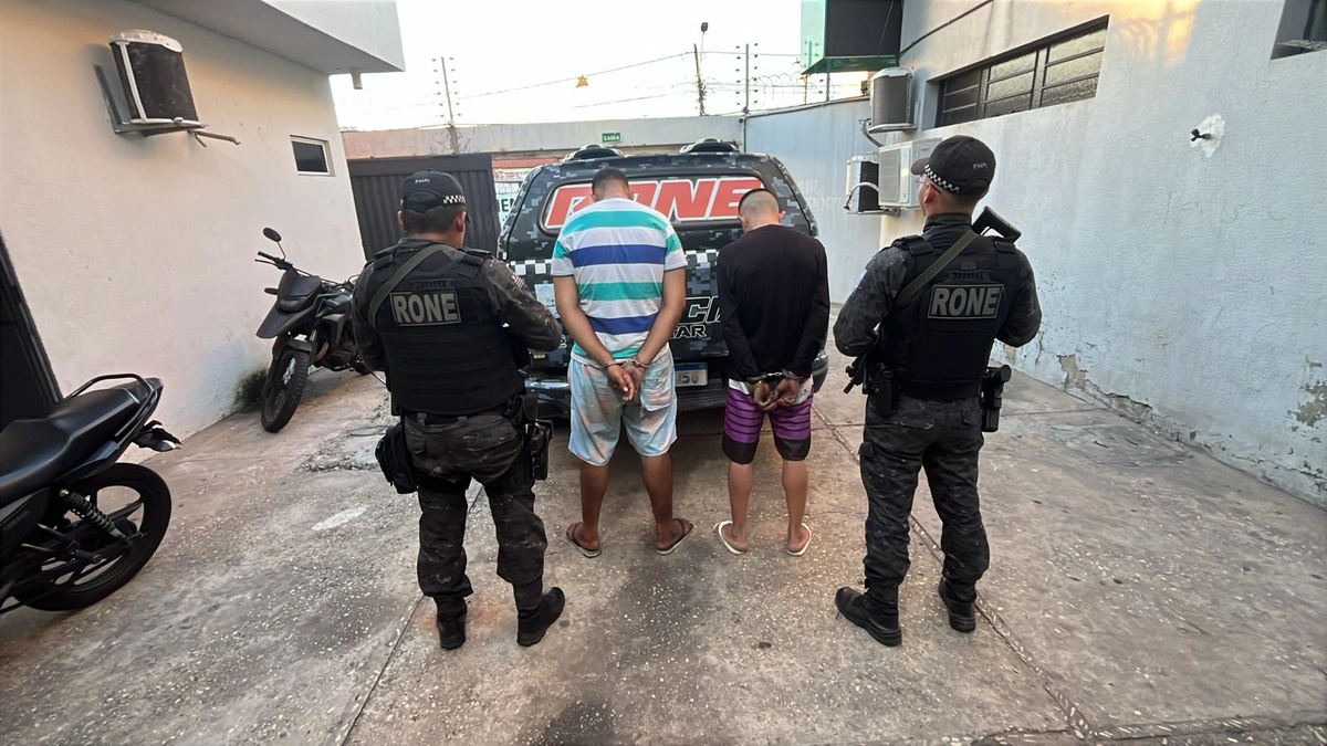 Suspeitos tentam fugir da PM e acabam presos com arma e munições na zona leste de Teresina