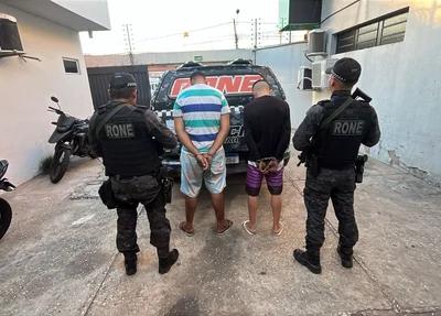 Suspeitos tentam fugir da PM e acabam presos com arma e munições na zona leste de Teresina