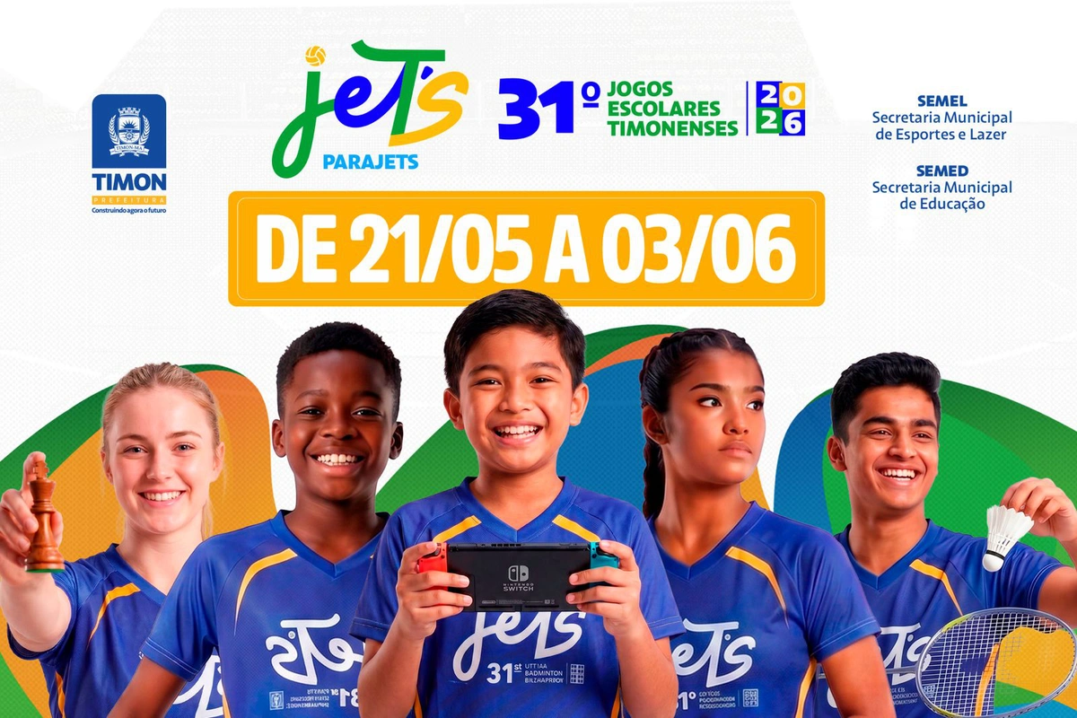 Timon dará início a 31ª edição dos Jogos Escolares Timonenses nesta quinta (21)