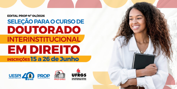 UESPI abre seleção para doutorado em Direito com 12 vagas destinadas a professores