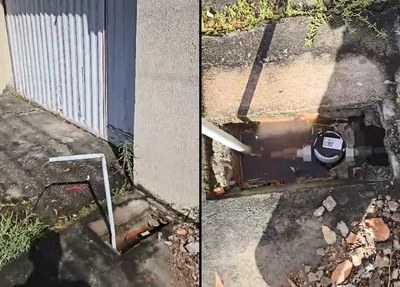 Vazamento de água dura 4 dias em Parnaíba