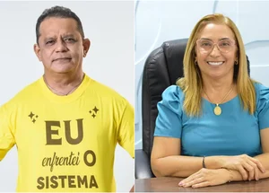 Vereador Amadeu Júnior e ex-prefeita Neidinha