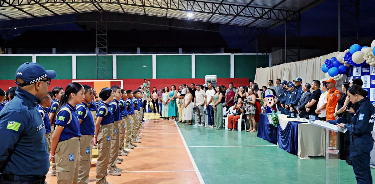 Abertura das atividades do Pelotão Mirim