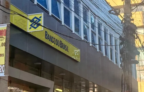 Agência do Banco do Brasil na Rua Álvaro Mendes, em Teresina
