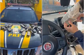 Apreensão de fuzis na BR 316 em Picos