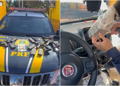 Apreensão de fuzis na BR 316 em Picos