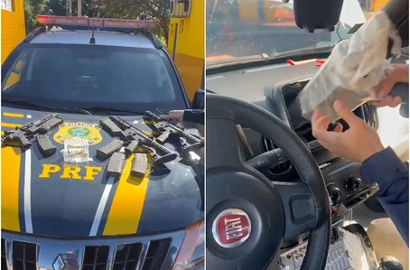 Apreensão de fuzis na BR 316 em Picos