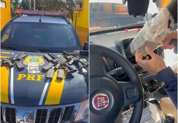 Apreensão de fuzis na BR 316 em Picos