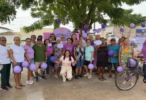 Atividade do Junho Violeta reforça valorização e qualidade de vida da pessoa idosa em Piracuruca