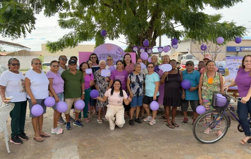 Atividade do Junho Violeta reforça valorização e qualidade de vida da pessoa idosa em Piracuruca