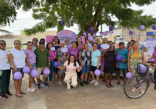 Atividade do Junho Violeta reforça valorização e qualidade de vida da pessoa idosa em Piracuruca