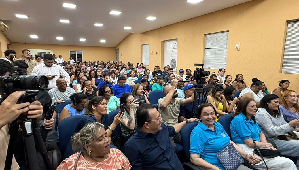 Auditório lotado