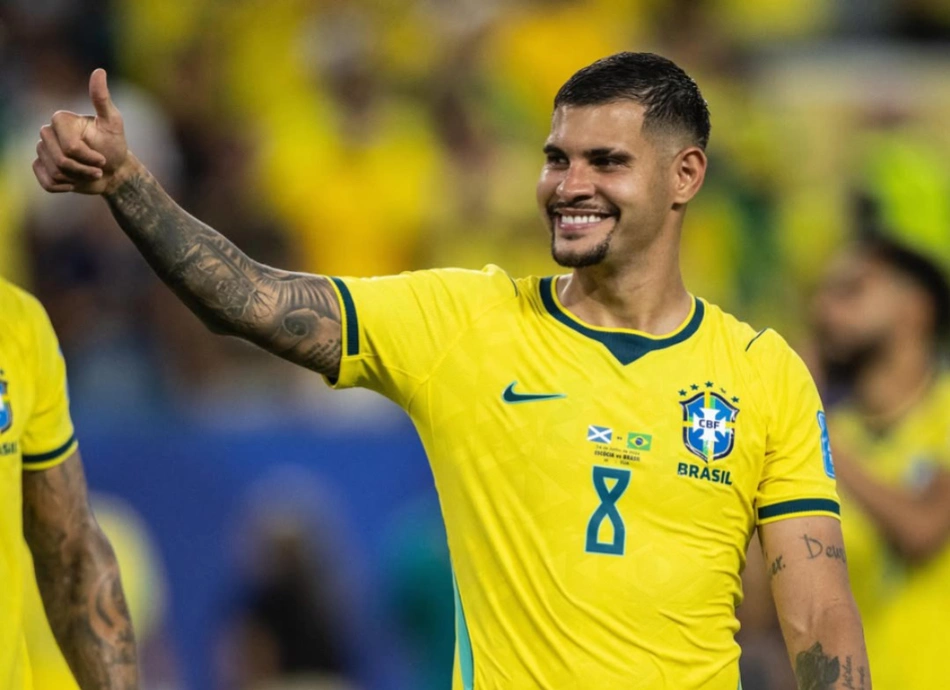 Bruno Guimarães desperta inreresse de Arsenal