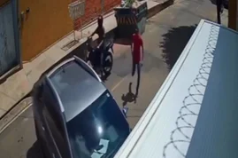 Vídeo mostra momento em que PRF é assaltado por criminosos