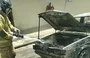 Carro ficou completamente destruído