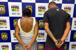 Casal é preso acusado de homicídio em Aldeias Altas