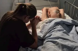 Catarinense Giselle Benke, mãe do menino Luís Benke
