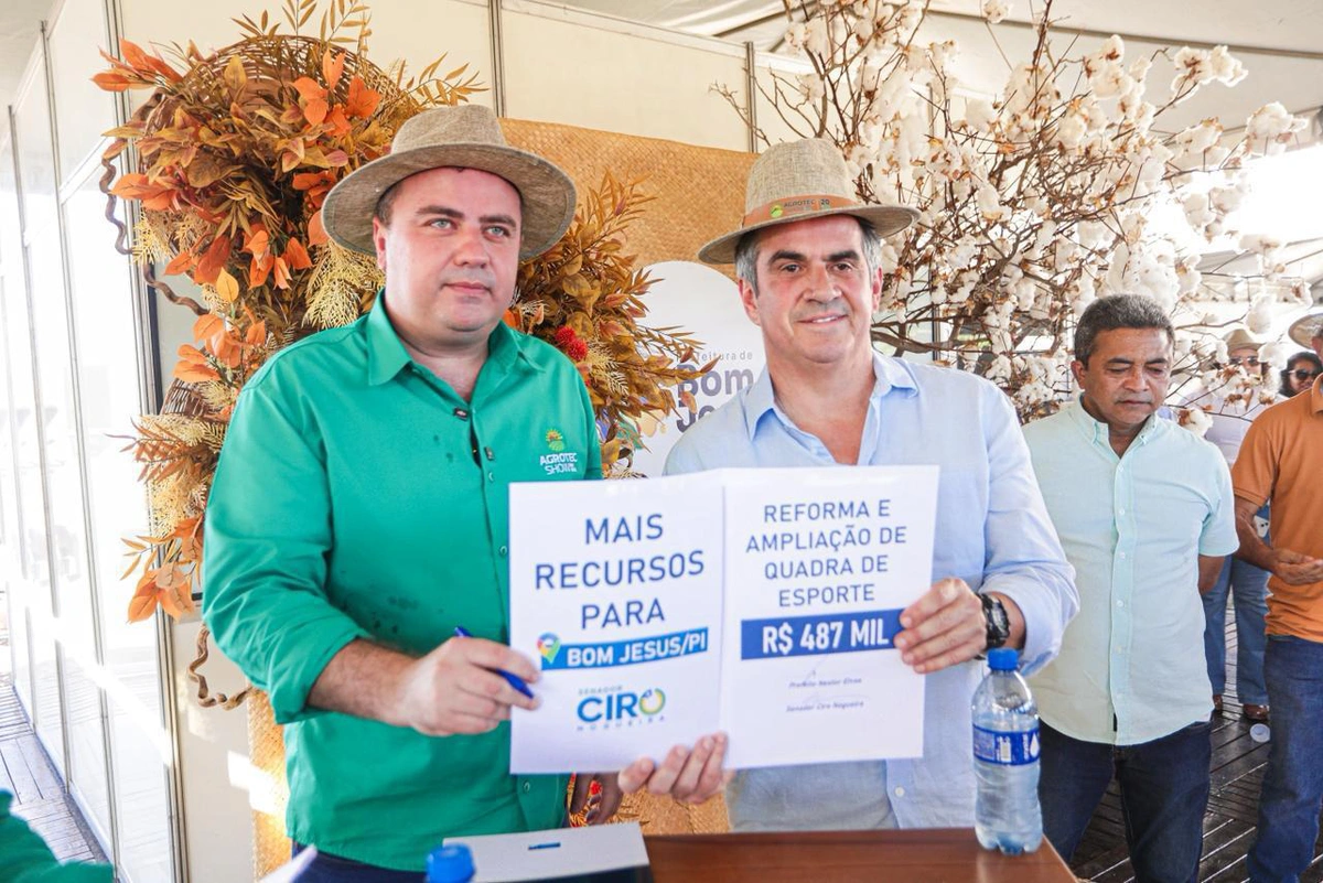 Ciro Nogueira leva mais investimentos a Bom Jesus como pavimentação e reforço à saúde