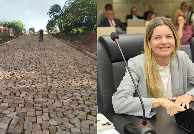 Com emenda de Gracinha Mão Santa, Murici dos Portelas recebe obra de pavimentação