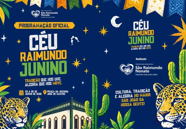 Confira a programação do Céu Raimundo Junino 2026 em São Raimundo Nonato