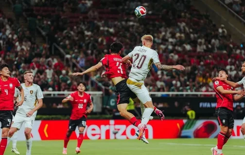 Confronto entre Coreia do Sul e Tchéquia, válido pela primeira rodada da Copa do Mundo