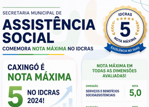 CRAS de Caxingó alcança nota máxima no IDCRAS e se destaca na assistência social