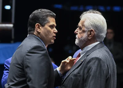 Davi Alcolumbre e Jaques Wagner
