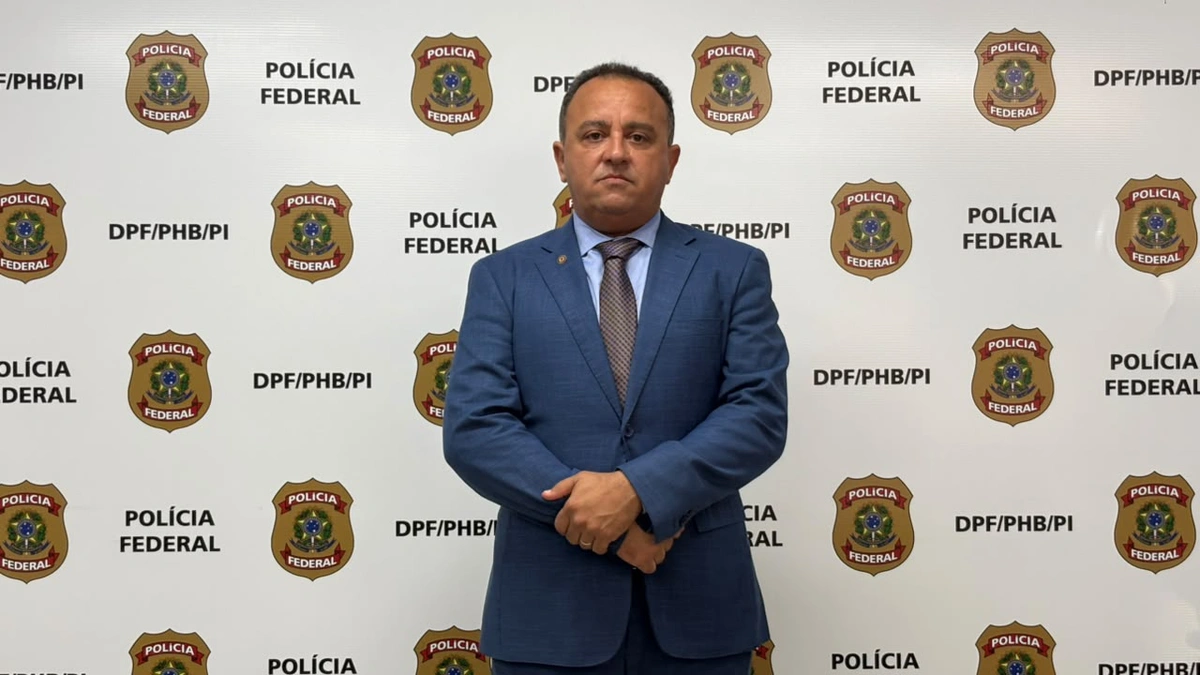 Delegado Carlos Alberto, chefe da Delegacia da PF em Parnaíba