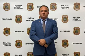 Delegado Carlos Alberto, chefe da Delegacia da PF em Parnaíba