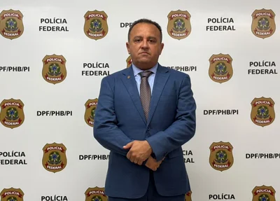 Delegado Carlos Alberto, chefe da Delegacia da PF em Parnaíba